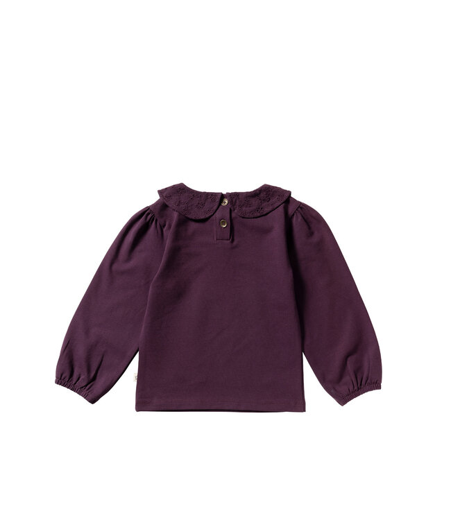 Your wishes winter t-shirt meisjes - paars - longsleeve, jersey