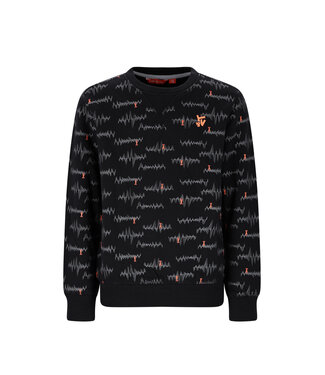 Tygo & Vito winter sweater jongens - zwart - Senna