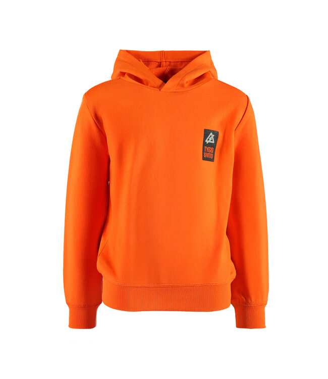 Tygo & Vito winter hoodie jongens - oranje - Henk