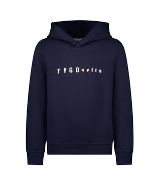 Tygo & Vito winter hoodie jongens - navy blauw