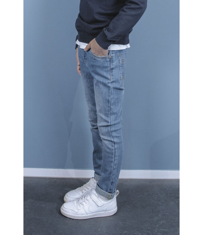 Tygo & Vito winter jeans broek jongens - licht blauw - skinny fit - stretch