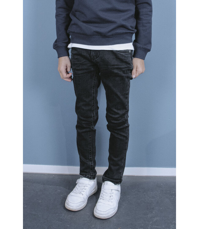 Tygo & Vito winter jeans broek jongens - zwart - skinny fit - stretch