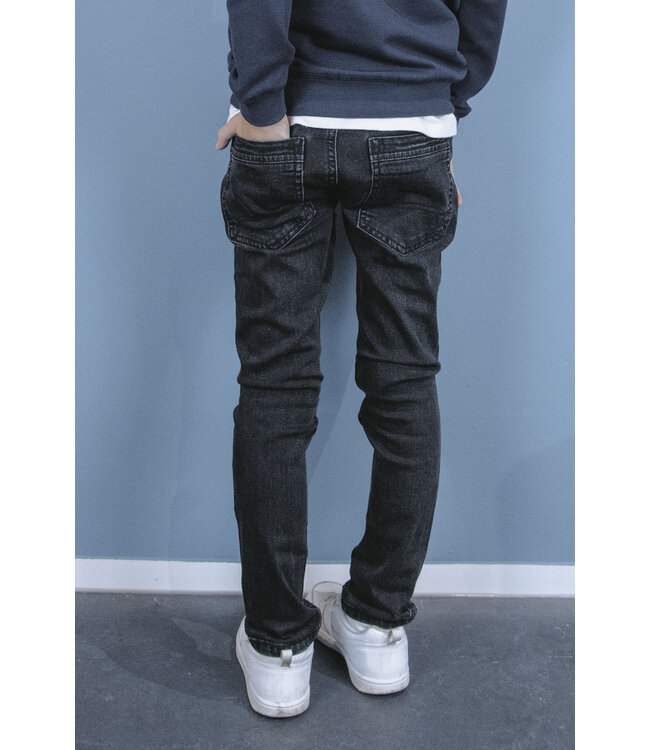 Tygo & Vito winter jeans broek jongens - zwart - skinny fit - stretch