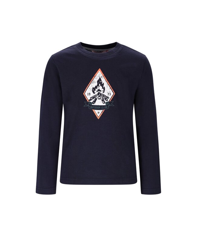 Tygo & Vito winter t-shirt jongens - navy blauw - Mason - longsleeve