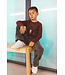 Tygo & Vito winter t-shirt jongens - bordeaux rood - Max - longsleeve