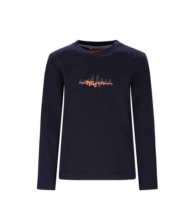 Tygo & Vito winter t-shirt jongens - navy blauw - Mees - longsleeve