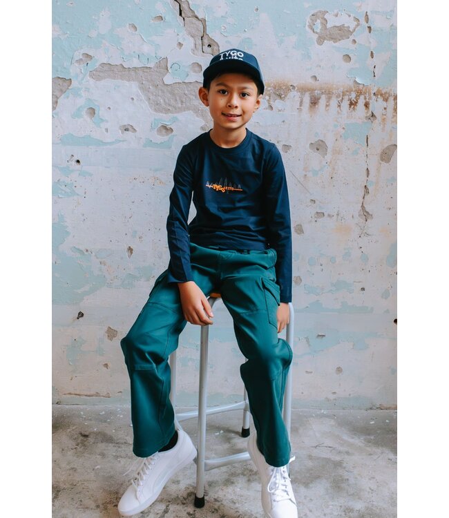 Tygo & Vito winter t-shirt jongens - navy blauw - Mees - longsleeve