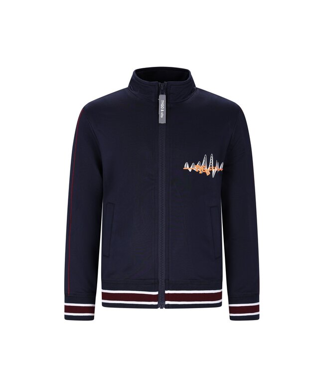 Tygo & Vito winter trainingsvest jongens - navy blauw - Vigo