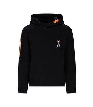Tygo & Vito winter hoodie jongens - zwart - Hero