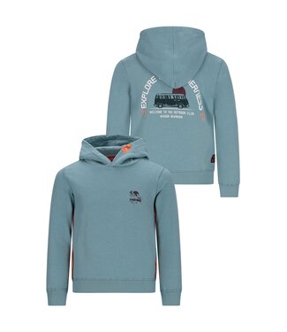 Tygo & Vito winter hoodie jongens - blauw - Henk