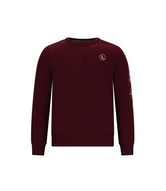 Tygo & Vito winter sweater jongens - bordeaux rood - Sven