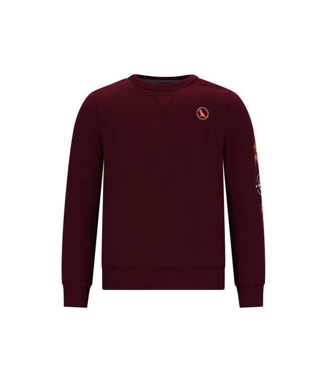 Tygo & Vito winter sweater jongens - bordeaux rood - Sven