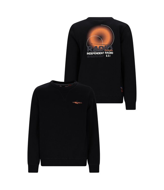 Tygo & Vito winter sweater jongens - zwart - Silver