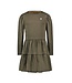 Like Flo winter jersey jurk meisjes - groen - Messie - jacquard