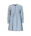 Like Flo winter jurk meisjes - blauw - Mischa - chambrey - borduursel op mouw