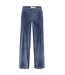 Like Flo winter velvet wide leg broek meisjes - blauw - Fem