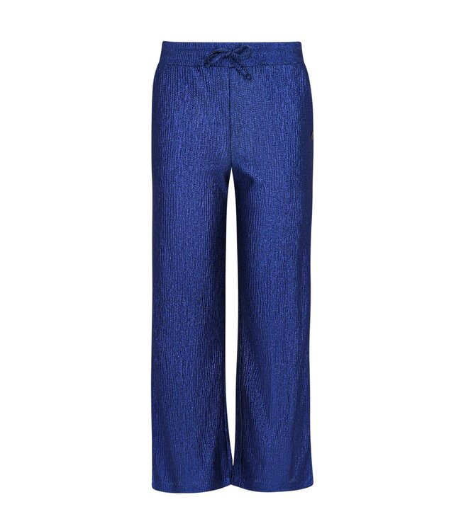 Like Flo winter straight leg broek meisjes - blauw - Fenya - metallic