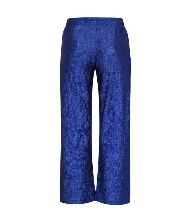 Like Flo winter straight leg broek meisjes - blauw - Fenya - metallic