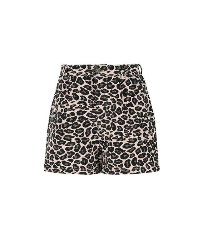 Like Flo winter short meisjes - blauw/beige - Fini - geweven