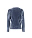 Like Flo winter velvet top meisjes - blauw - Esmay