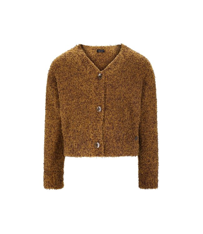 Like Flo winter vest meisjes - geel - Deau - furry