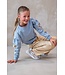 Like Flo winter sweater meisjes - blauw - Danee - print