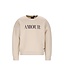 Like Flo winter sweater meisjes - beige - Danee - print