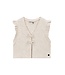 Like Flo winter gilet meisjes - beige - Dia - nep strik sluiting