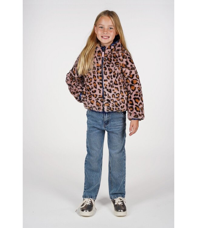 B.Nosy winter winterjas meisjes - navy blauw - Jessie - omkeerbaar