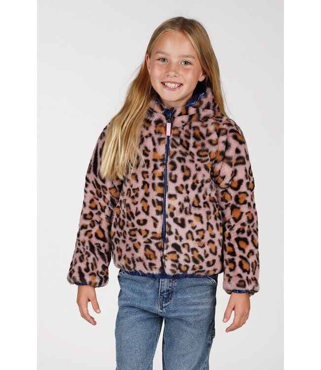 B.Nosy winter winterjas meisjes - navy blauw - Jessie - omkeerbaar