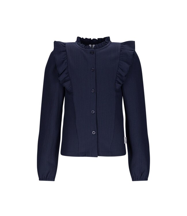 B.Nosy winter blouse meisjes - navy blauw - Beau