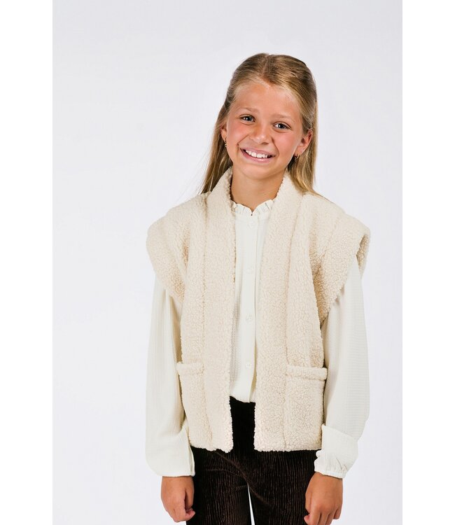 B.Nosy winter blouse meisjes - ecru - Beau