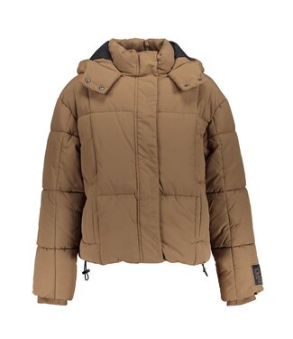 Frankie & Liberty winter winterjas puffer meisjes - bruin - oversized fit