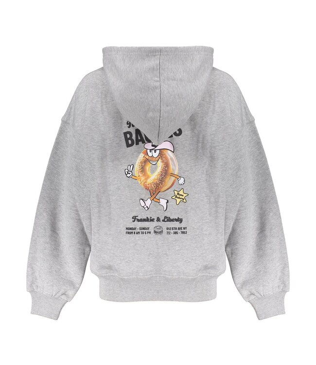 Frankie & Liberty winter hoodie meisjes - grijs