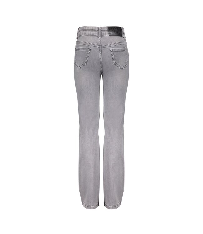 Frankie & Liberty winter jeansbroek meisjes - licht grijs - bootcut fit