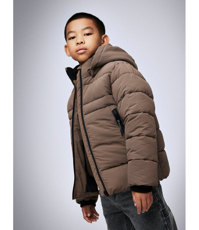 Name it winter winterjas jongens - grijs - puffer - NkmMelvin