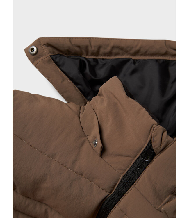 Name it winter winterjas jongens - grijs - puffer - NkmMelvin