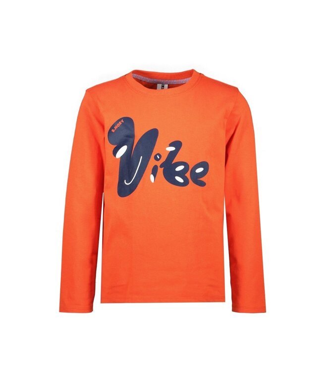 B.Nosy winter t-shirt jongens - rood - Trevor - longsleeve