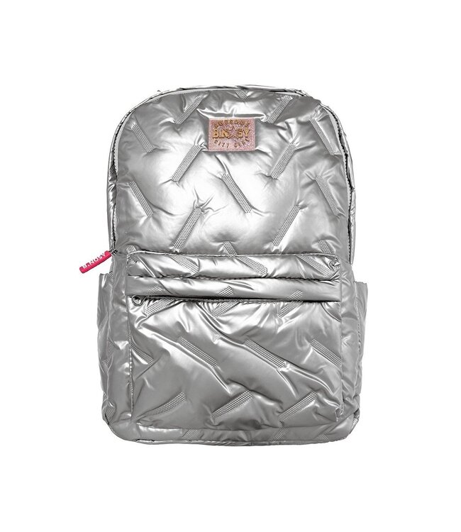 B.Nosy winter rugzak meisjes - zilver - metallic