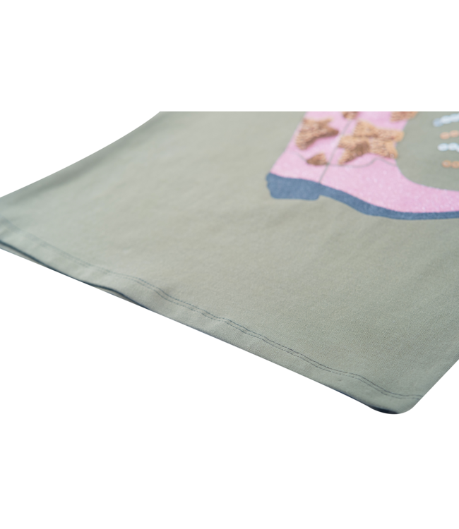 Someone winter t-shirt meisjes - khaki groen - longsleeve - Daphne