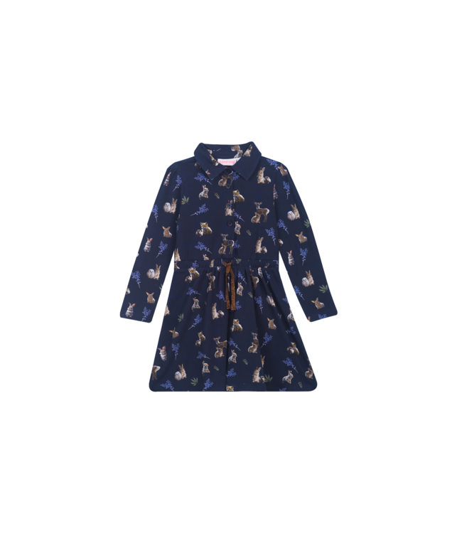 Someone winter jurk meisjes - navy blauw - Dorian
