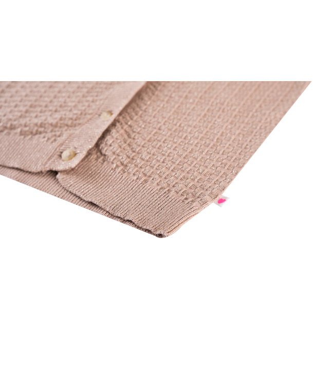 Someone winter gilet meisjes - donker beige - longsleeve - Elsie