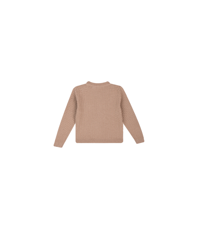 Someone winter gilet meisjes - donker beige - longsleeve - Elsie