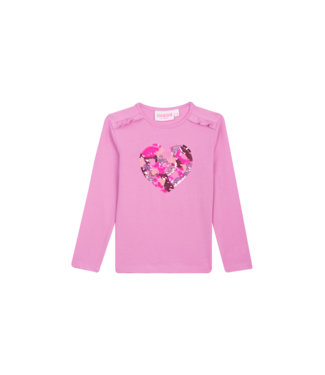 Someone winter t-shirt meisjes - roze - longsleeve - Fauve