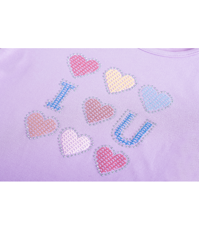 Someone winter t-shirt meisjes - paars - longsleeve - Fauve