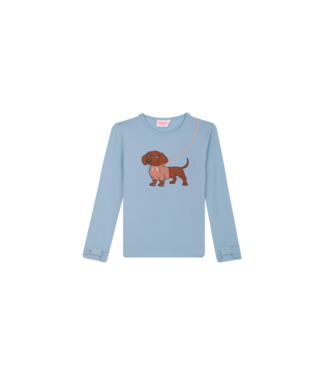Someone winter t-shirt meisjes - blauw - Lizanne