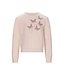 Le Chic winter sweater meisjes - wit - Odette - vlinders
