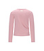 Le Chic winter t-shirt meisjes - roze - Norma - vlinder