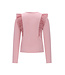 Le Chic winter t-shirt meisjes - roze - Nuffy - confetti-net