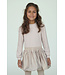 Le Chic winter jurk meisjes - wit - Salloon - glitter, gebreid